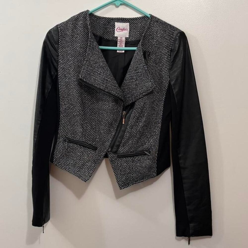 Xs candies zip up blazer jacket